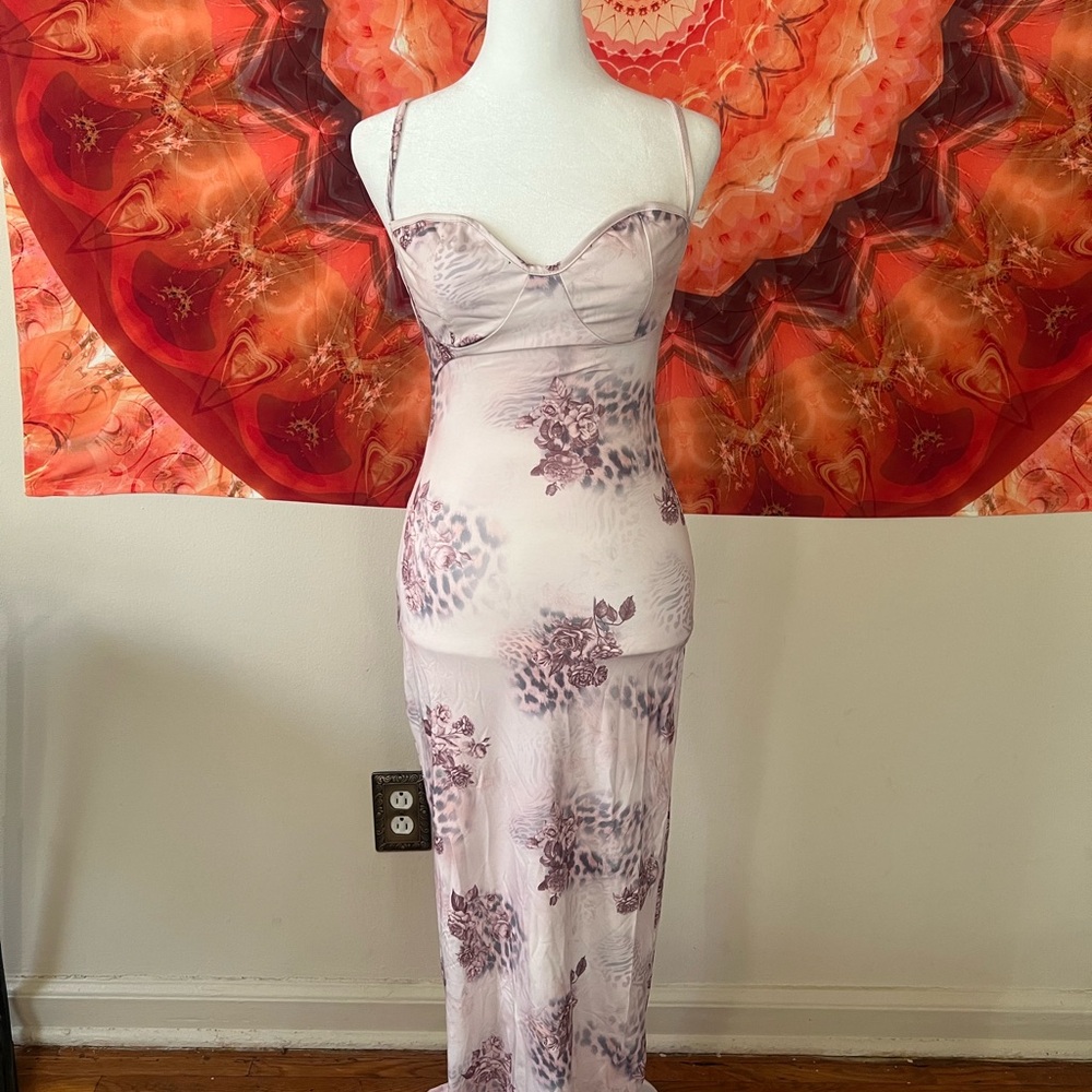 Floral Spaghetti Strap Dress